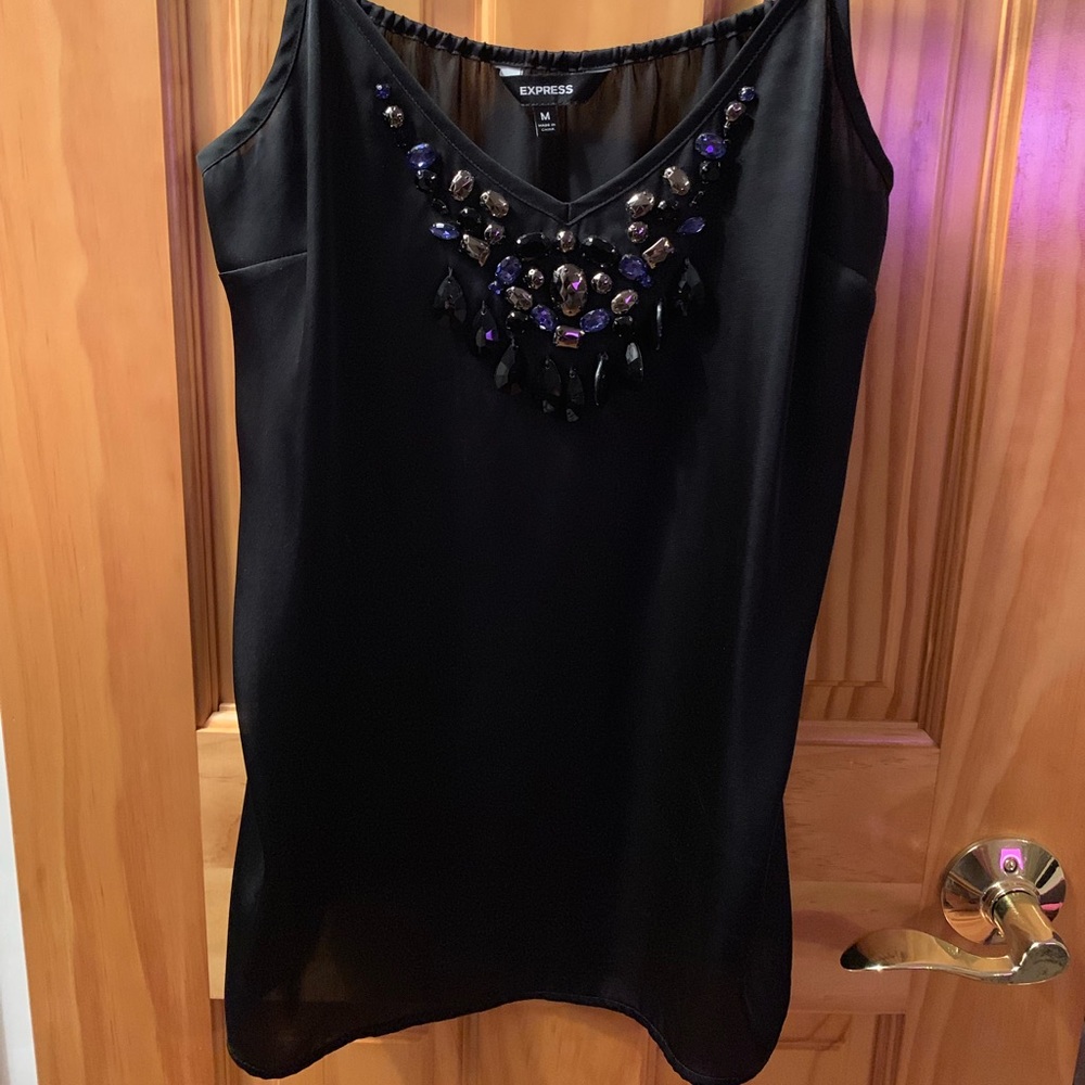 Embellished beaded camisole
